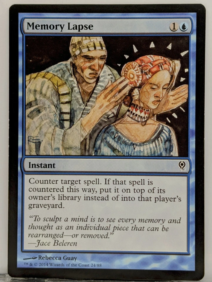Memory Lapse | Duel Decks DDM | MTG | Rebecca Guay Art | Pauper | LP - Image 1 of 2