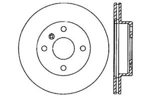 C-TEK Standard Disc Brake Rotors fits 1989-1992 Daihatsu Charade  CENTRIC PARTS