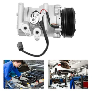 A/C Compressor Fits 2002-2005 Honda Civic 1.7L L4 AC Air Conditioning Compressor - Foto 1 di 17