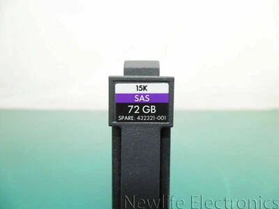 HP 432321-001 72GB 15,000 RPM 12 Gbps 2.5 in. SAS HDD 459889-002 DH072BAAKN - Image 1 of 4