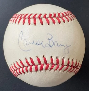 Carlos Baerga Signed Autographed Rawlings MLB Baseball Cleveland New York - Picture 1 of 6