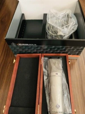 Neumann U87Ai Studio Set Condenser Microphone w/ Box Case Test Completed Working - Image 1 of 4