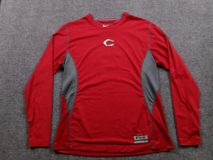 Camisa Cincinnati Reds Para Hombre Grande Roja Nike Pro Combat Ajustada Dri Fit Rendimiento - Imagen 1 de 14