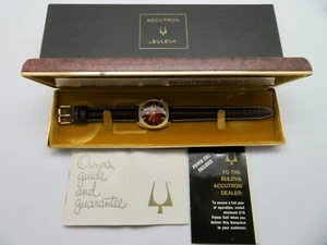 Vintage 1972 Bulova Accutron Stimmgabel Armbanduhr 218(2) Serviced Garantie mit Box - Bild 1 von 11