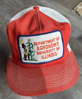 Vtg University of Illinois Agronomy Patch Farmer Snapback Mesh Hat Cap Barn Find