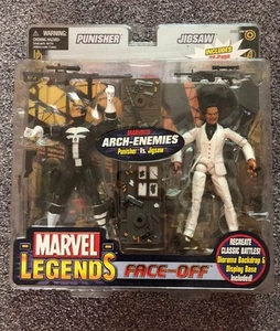 Marvel Legends Face Off Series 2 Punisher vs. Jigsaw, 2-Pack - Picture 1 of 7