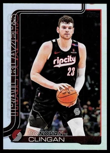 Donovan Clingan 2025-26 Topps Holo Foil Portland Trail Blazers - Picture 1 of 2