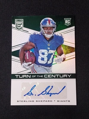 Donruss Elite Sterling Shepard 2016 radiocontrol automático cambio de siglo autógrafo de novato Foto 1 de 4