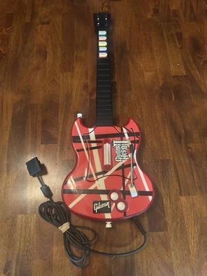 Mando Playstation 2 Guitar Hero Eddie Van Halen Rojo Octano Modelo PSLGH PS2 Foto 1 de 4