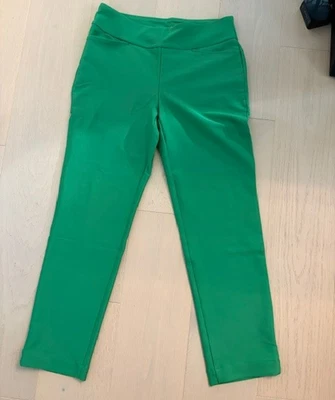 Pantalón Ace Golfs Mujer Talla Mediana Verde Elastizado Bolsillo Pull On Foto 1 de 4