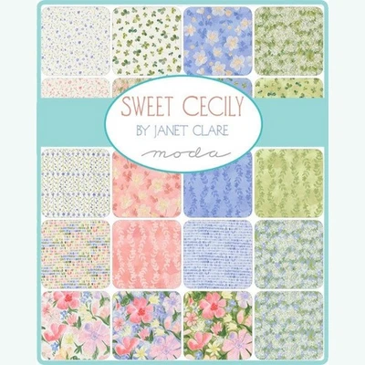 Moda Layer Cake - SWEET CECILY - 100% Patchwork Cotton Fabric - Image 1 of 2