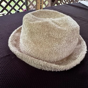 Vintage Acryl Mischung Creme Fischerhut Damen Festival Y2K Stil Einheitsgröße - Bild 1 von 7