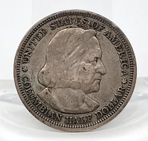 1893 Columbian Exposition Half Dollar Silver Coin Lot. H167 - Picture 1 of 12