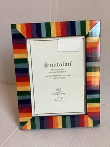 Natalini Multicolor Regenbogen Bilderrahmen passt 4" x 6" Foto - Bild 1 von 4