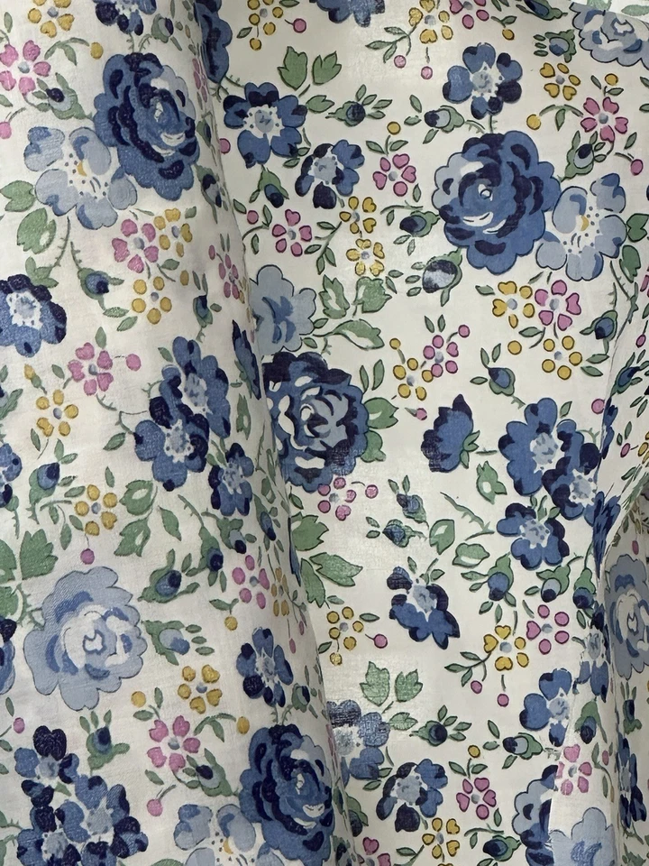 Liberty of London Tana Lawn - Felicite Blue - 1+ Yard 40" x 52"