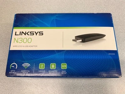 NEW LINKSYS N300 Wireless-N USB Adapter AE1200-np - Image 1 of 4