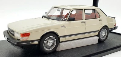 Cult Models 1/18 Scale CML099-2 - SAAB 900 Turbo 4 Door - White - Image 1 of 4