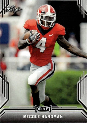 2019 Leaf Draft #53 Mecole Hardman Georgia Bulldogs - Image 1 of 2