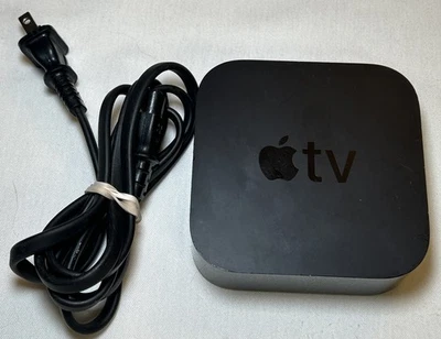 Apple TV A2169 2nd Gen Digital Media Streamer Box Black - NO REMOTE - Image 1 of 4