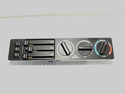 1989-1994 BMW 525i manual dual zone climate A/C heater control unit tested - Image 1 of 4
