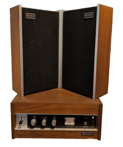 Sony TC-230W Reel To Reel Tape Recorder & 2 Speakers - Picture 1 of 24