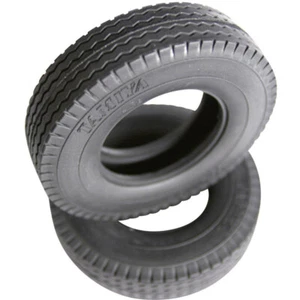 Tamiya 1:14 LKW Reifen 22 mm Straßenprofil 1 Paar - Bild 1 von 2