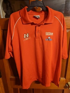 Chase Authentics Tony Stewart #14 Office Depot Old Spice NASCAR Polo Shirt 2XL  - Picture 1 of 4