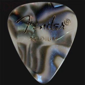 Fender Abalone Medium Guitar Picks / Plectrums  - Choice Of Quantities - Picture 1 of 1