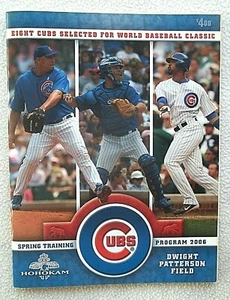 2006 Chicago Cubs Spring Training Program - Mesa, Arizona  - Picture 1 of 5
