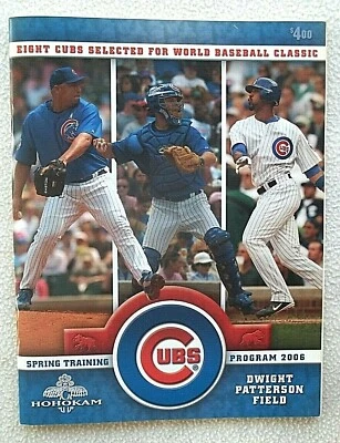 2006 Chicago Cubs Spring Training Program - Mesa, Arizona  - Image 1 of 4