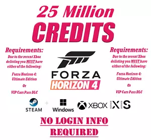 Forza Horizon 4 | x25 Millionen CREDITS - 100% Safe - XBOX ONE+X|S - PC - STEAM - Bild 1 von 2