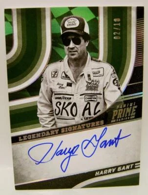 HARRY GANT #2 /10 AUTO LEGENDARY SIGNATURES NASCAR PANINI PRIME 2023 - Image 1 of 2
