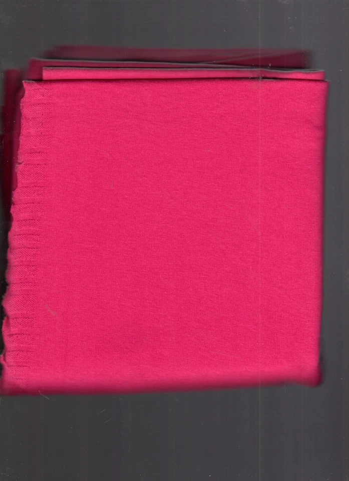 2/3 yards jersey pink 100% cotton 60" wide fabric - Image 1 of 1