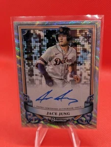 Jace Jung PA-JJ Serial Number 027/125 Autographed Bowman Sterling 2024 MINT - Picture 1 of 2