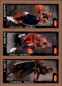 2008-09 Fleer Basketball #244 Darrell Arthur/Donte Greene/D.J. White