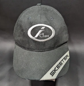 Vintage Skeeter I Class Hi Corp Black Cotton Strapback Fishing Cap - Picture 1 of 6