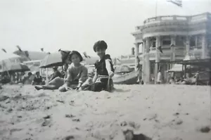 Vintage Venice Beach CA Photo Buildings Glories of Pacific Children Playing 1914 - Picture 1 of 3
