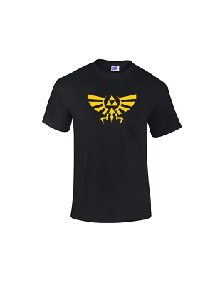 CREST OF HYRULE KIDS CHILDRENS T SHIRT GAMER LINK GAMING DESIGN ZELDA HYRULE