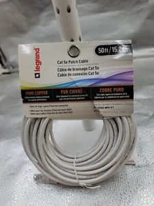 legrand Cat 5 Ethernet Cable - 50FT Long - Certified UL Damaged Packaging New - Bild 1 von 4