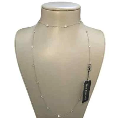 Givenchy Silver -Tone Crystal 42 Station Strand Necklace NWT MSRP $88 - Image 1 of 4