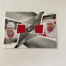 2008-09 SPx Winning Combos Henrik Zetterberg Tomas Holmstrom #WC-ZH