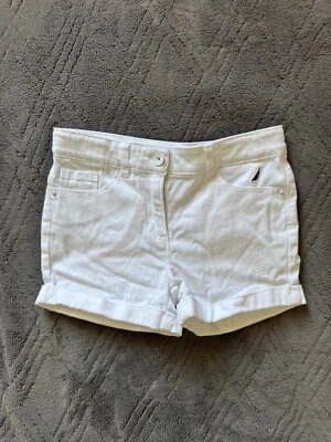 Pantalones cortos blancos para niñas Nautica talla 6 Foto 1 de 4