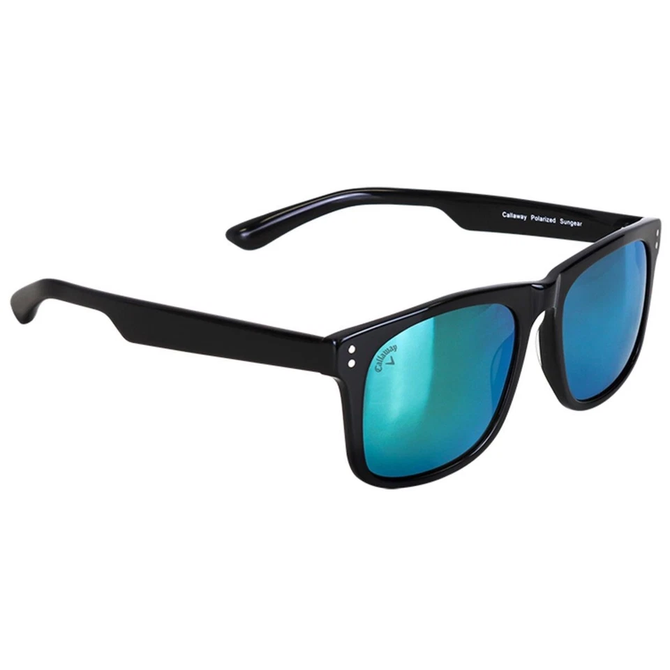 Brand New Callaway Atlas Golf Polarized Sunglasses Black/Green 55-19-140 - Image 1 of 4