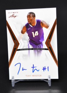 TONY WROTEN 2012-13 Leaf Ultimate Draft #BA-TW1 Auto Washington Huskies Grizzlie