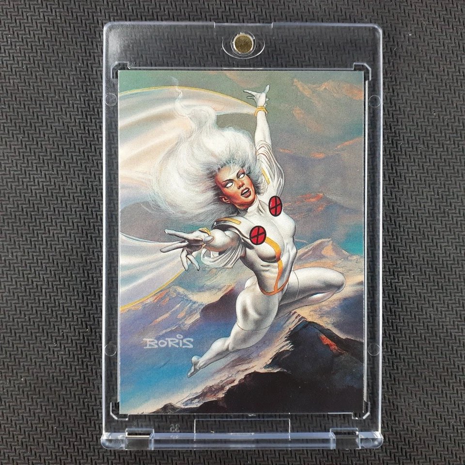 1996 Marvel Masterpieces Double Impact Card 5 of 6 Storm and Spider-man - Image 1 of 3