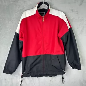 holloway jacket small red white black 100% polyester full zip - Picture 1 of 15