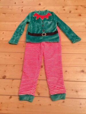 Child CHRISTMAS Elf Suit 4-5 yrs Red & Green - Image 1 of 4