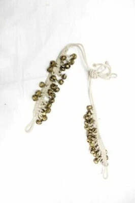 CAMPANA DE BAILE ACOLCHADA DE LATÓN HECHA A MANO GHUNGHRU 25+ 25 KATHAK SALANGAI Foto 1 de 2