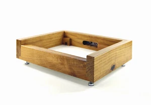 Revised Thorens TD 125 MKII Turntable oak Wood Rustic Oiled - Picture 1 of 16