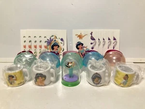 Aladdin's Jasmine Lot of Vending Machine Collectible Figure, Mini Mugs, Tattoos - Picture 1 of 7